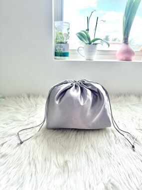 SATIN DRAWSTRING BAG
